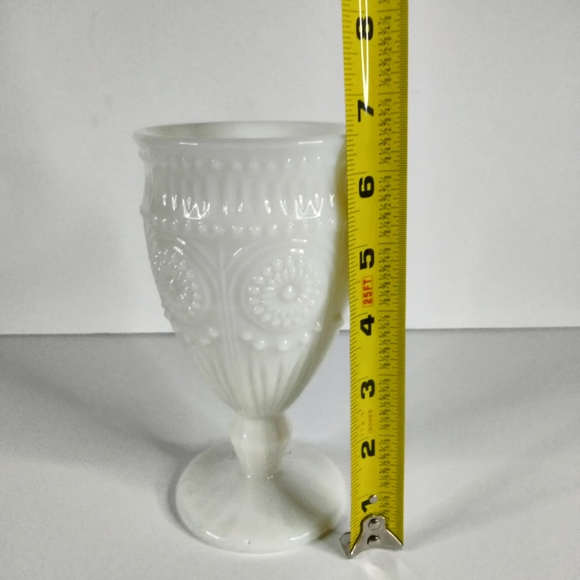 The Pioneer Woman Adeline Embossed 12-Ounce Footed Glass Goblets, Set of 3 White - Picture 12 of 12